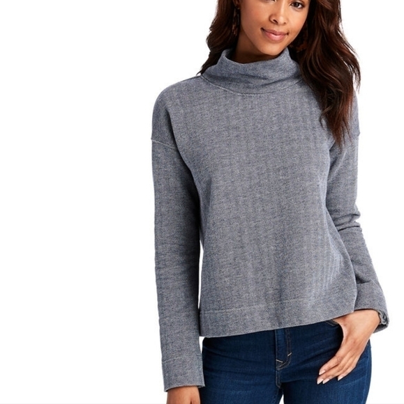 Vineyard Vines Mock Neck Pullover Sweater Cozy Sweatshirt Size XS - Picture 6 of 10